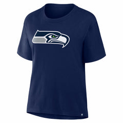 Seattle Seahawks Women's Essential Legacy T-Shirt College Navy - Fanatics