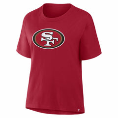 San Francisco 49ers Women's Essential Legacy T-Shirt Scarlet - Fanatics