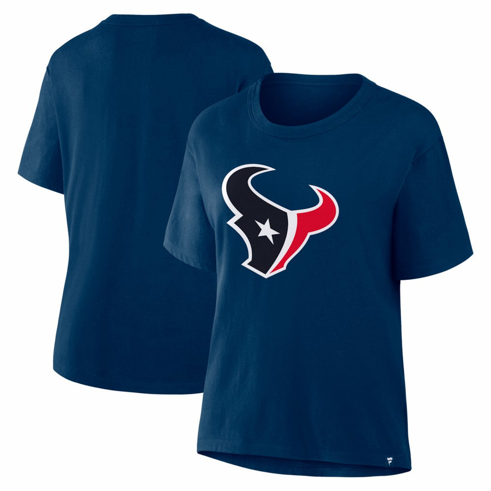 Houston Texans Women's Essential Legacy T-Shirt Navy - Fanatics