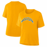 Los Angeles Chargers Women's Essential Legacy T-Shirt Gold - Fanatics