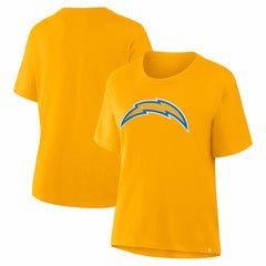 Los Angeles Chargers Women's Essential Legacy T-Shirt Gold - Fanatics