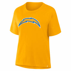 Los Angeles Chargers Women's Essential Legacy T-Shirt Gold - Fanatics