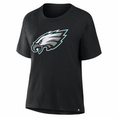 Philadelphia Eagles Women's Essential Legacy T-Shirt Black - Fanatics