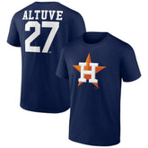 Jose Altuve Houston Astros Player Icon Name & Number T-Shirt On Sale