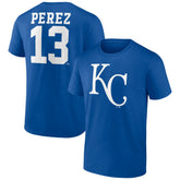 Salvador Perez Kansas City Royals Player Icon Name & Number T-Shirt for sale