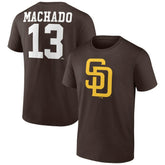 Manny Machado San Diego Padres Player Icon Name & Number T-Shirt Clearance
