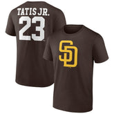 Fernando Tatis Jr. San Diego Padres Player Icon Name & Number T-Shirt discount