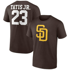 Fernando Tatis Jr. San Diego Padres Player Icon Name & Number T-Shirt discount