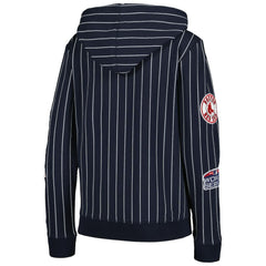 Boston Red Sox New Era Women's Pinstripe Tri-Blend Full-Zip Jacket for sale