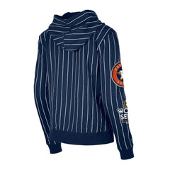 Houston Astros New Era Women's Pinstripe Tri-Blend Full-Zip Hoodie Jacket for sale