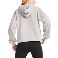 Buffalo Bills DKNY Sport Women's Debbie Dolman Raglan Pullover Hoodie Heather Gray - NFL