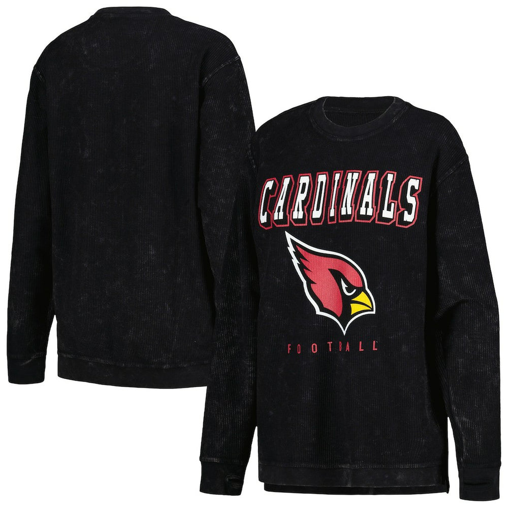 Arizona Cardinals G-III 4Her by Carl Banks Women's Comfy Cord Pullover Sweatshirt Black - NFL