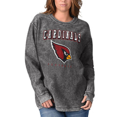 Arizona Cardinals G-III 4Her by Carl Banks Women's Comfy Cord Pullover Sweatshirt Black - NFL