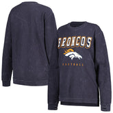 Denver Broncos G-III 4Her by Carl Banks Women's Comfy Cord Pullover Sweatshirt Navy - NFL
