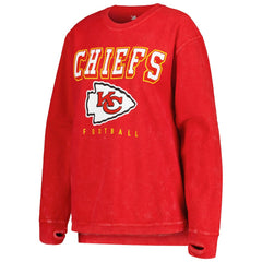 Kansas City Chiefs G-III 4Her by Carl Banks Women's Comfy Cord Pullover Sweatshirt Red - NFL