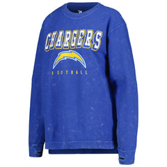 Los Angeles Chargers G-III 4Her by Carl Banks Women's Comfy Cord Pullover Sweatshirt Powder Blue - NFL