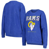 Los Angeles Rams G-III 4Her by Carl Banks Women's Comfy Cord Pullover Sweatshirt Royal - NFL