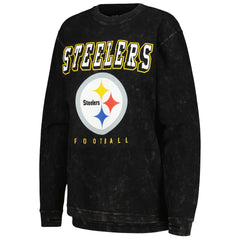 Pittsburgh Steelers G-III 4Her by Carl Banks Women's Comfy Cord Pullover Sweatshirt Black - NFL