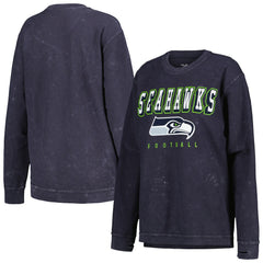 Seattle Seahawks G-III 4Her by Carl Banks Women's Comfy Cord Pullover Sweatshirt College Navy - NFL