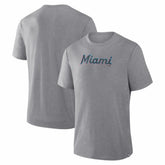 Miami Marlins Fanatics Play Tribute Tri-Blend T-Shirt Lifestyle