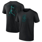 J.P. Crawford Seattle Mariners Double Play Name & Number T-Shirt Clearance