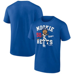 Mookie Betts Los Angeles Dodgers Caricature T-Shirt On Sale