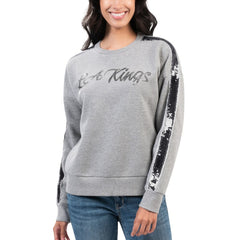 Los Angeles Kings - G-III 4Her by Carl Banks Women's Penalty Box Pullover Sweatshirt Gray