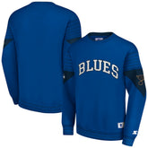 St. Louis Blues - Starter Faceoff Pullover Sweatshirt Blue