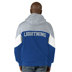 Tampa Bay Lightning - Starter Power Forward Full-Zip Hoodie Blue/Gray