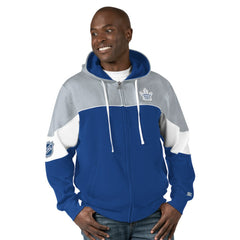 Toronto Maple Leafs - Starter Power Forward Full-Zip Hoodie Blue/Gray