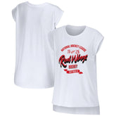 Detroit Red Wings - WEAR by Erin Andrews Women's Domestic Tank Top White