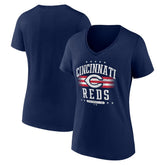 Cincinnati Reds Women's Americana Team V-Neck T-Shirt Online