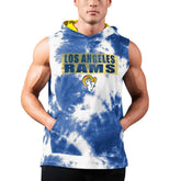Los Angeles Rams MSX by Michael Strahan Resistance Sleeveless Pullover Hoodie Royal - NFL
