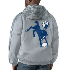 Indianapolis Colts Starter Thursday Night Gridiron Throwback Full-Zip Jacket Gray - NFL