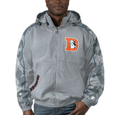 Denver Broncos Starter Thursday Night Gridiron Throwback Full-Zip Jacket Gray - NFL
