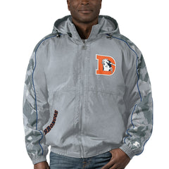 Denver Broncos Starter Thursday Night Gridiron Throwback Full-Zip Jacket Gray - NFL