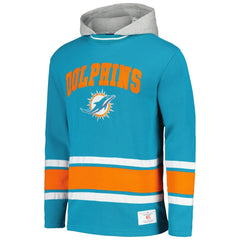 Miami Dolphins Tommy Hilfiger Ivan Fashion Pullover Hoodie Aqua - NFL