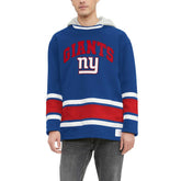 New York Giants Tommy Hilfiger Ivan Fashion Pullover Hoodie Royal - NFL