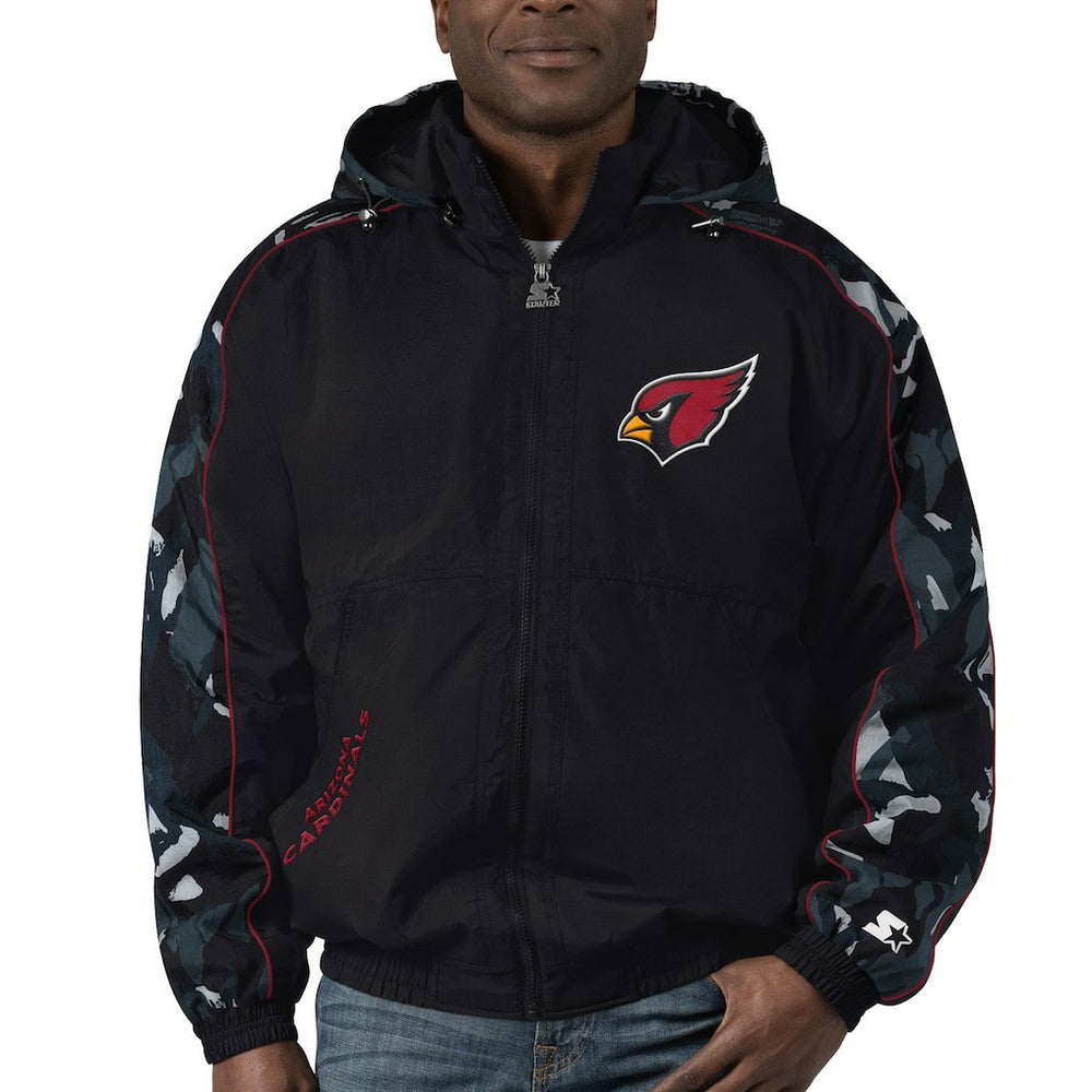 Arizona Cardinals Starter Thursday Night Gridiron Full-Zip Hoodie Black - NFL