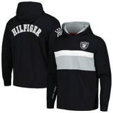 Las Vegas Raiders Tommy Hilfiger Morgan Long Sleeve Hoodie T-Shirt Black - NFL