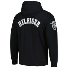 Las Vegas Raiders Tommy Hilfiger Morgan Long Sleeve Hoodie T-Shirt Black - NFL