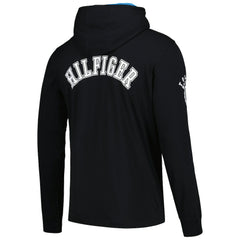 Carolina Panthers Tommy Hilfiger Morgan Long Sleeve Hoodie T-Shirt Black - NFL