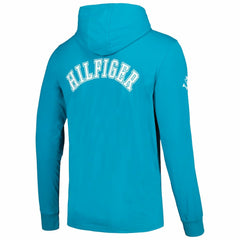 Miami Dolphins Tommy Hilfiger Morgan Long Sleeve Hoodie T-Shirt Aqua - NFL