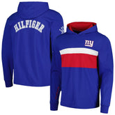 New York Giants Tommy Hilfiger Morgan Long Sleeve Hoodie T-Shirt Royal - NFL