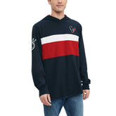 Houston Texans Tommy Hilfiger Morgan Long Sleeve Hoodie T-Shirt Navy - NFL