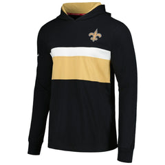 New Orleans Saints Tommy Hilfiger Morgan Long Sleeve Hoodie T-Shirt Black - NFL