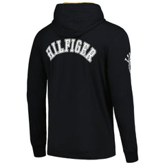 New Orleans Saints Tommy Hilfiger Morgan Long Sleeve Hoodie T-Shirt Black - NFL