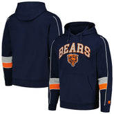 Chicago Bears Starter Captain Pullover Hoodie Navy - NFL
