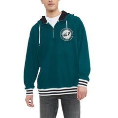 Philadelphia Eagles Tommy Hilfiger Midnight Aaron Quarter-Zip Hoodie Green - NFL