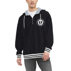 Las Vegas Raiders Tommy Hilfiger Aaron Quarter-Zip Hoodie Black - NFL
